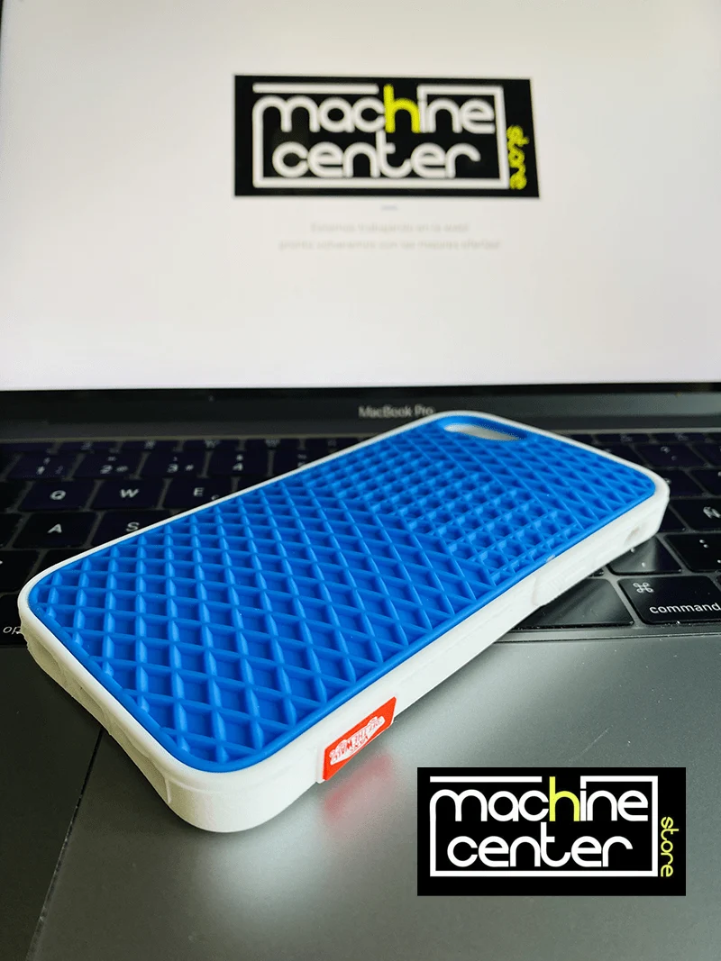 Carcasa Vans off the wall azul con blanco