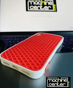 Carcasa Vans off the wall roja con blanco