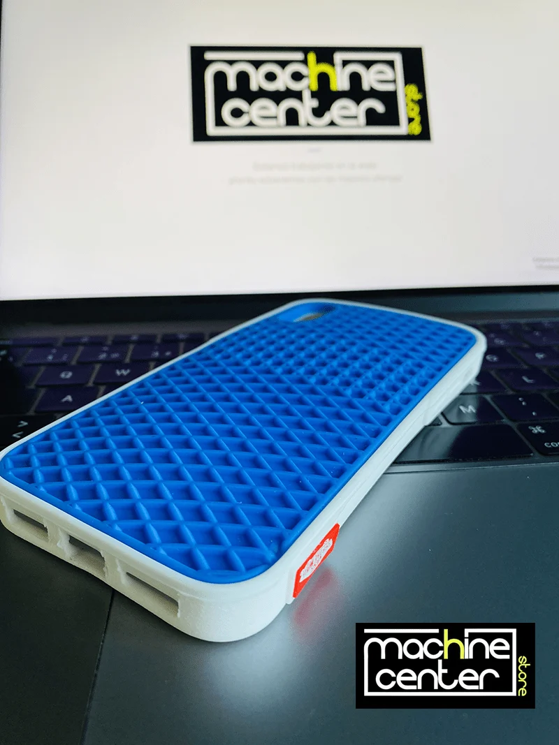 Carcasa Vans off the wall azul con blanco