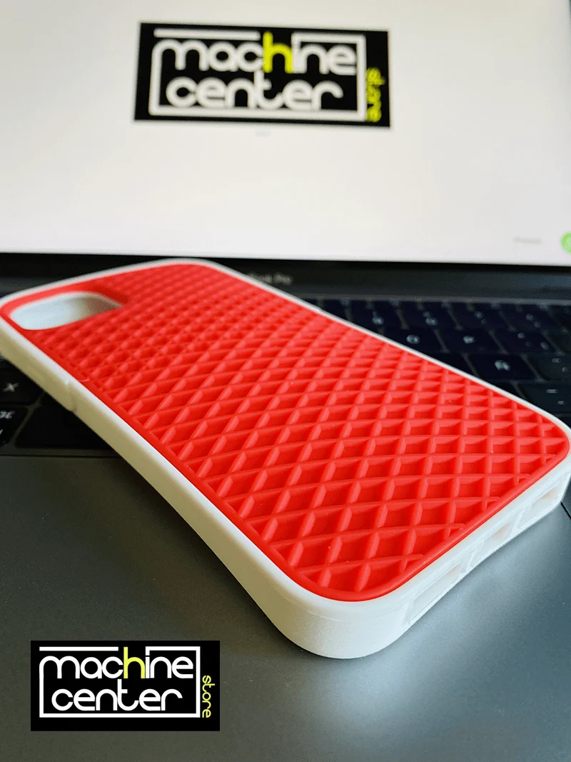 Carcasa Vans off the wall roja con blanco – vista 2