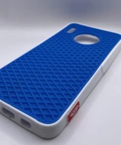 Carcasa Vans off the wall azul con blanco