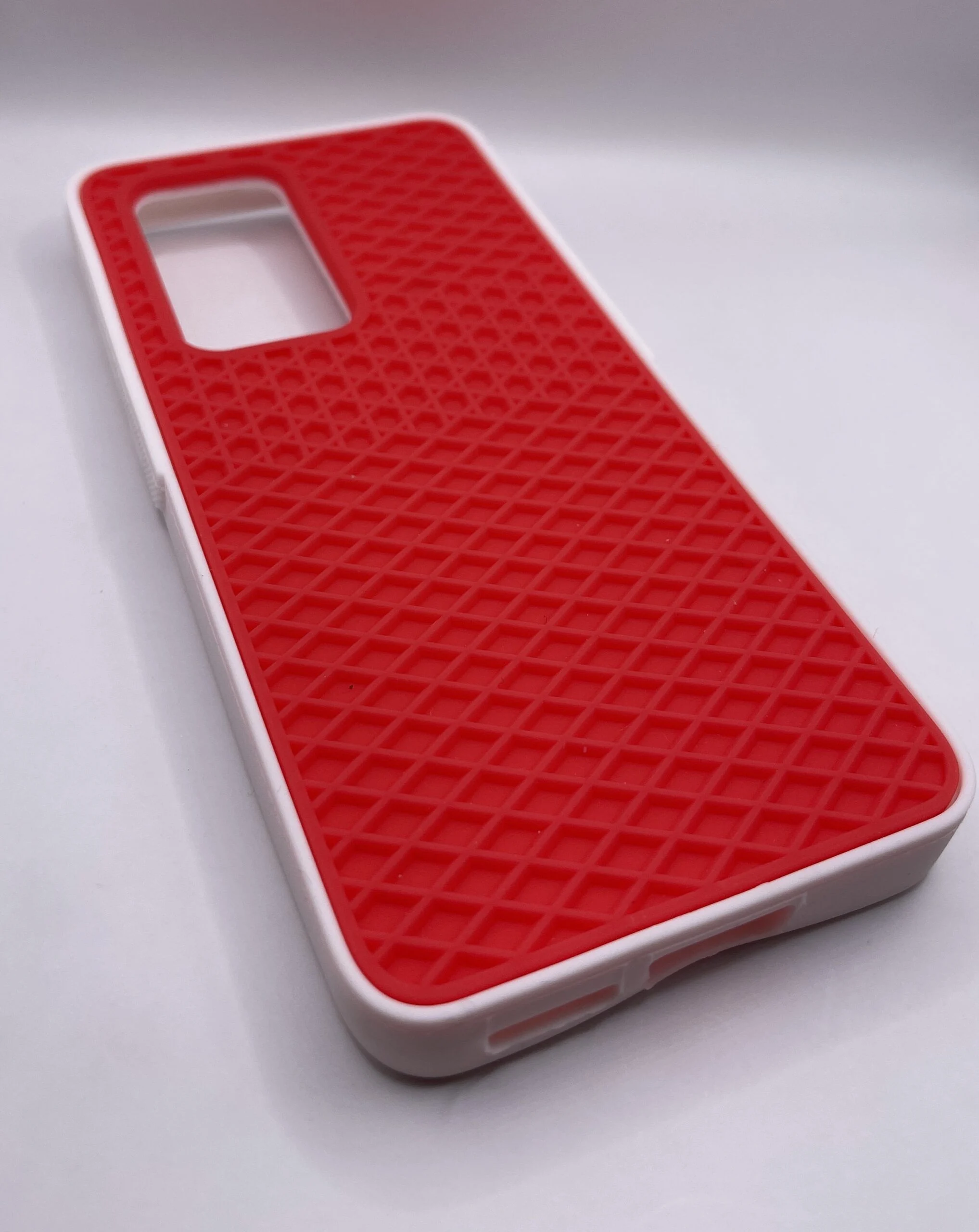 Carcasa Vans off the wall roja con blanco – vista 2