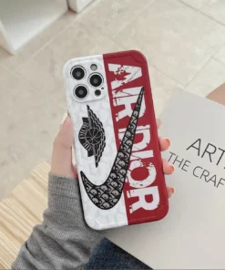 Alternative view of Carcasa Blanca Nike Air Dior - iPhone 13