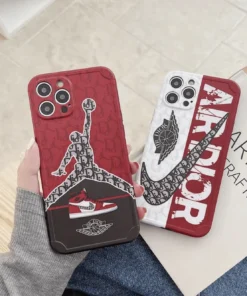 Alternative view of Carcasa Roja Nike Air Dior - iPhone 13