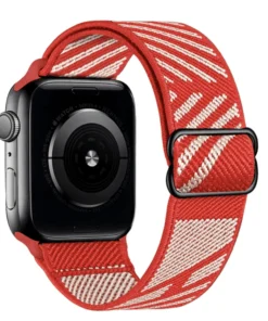 Correa Apple watch Gray Red colors