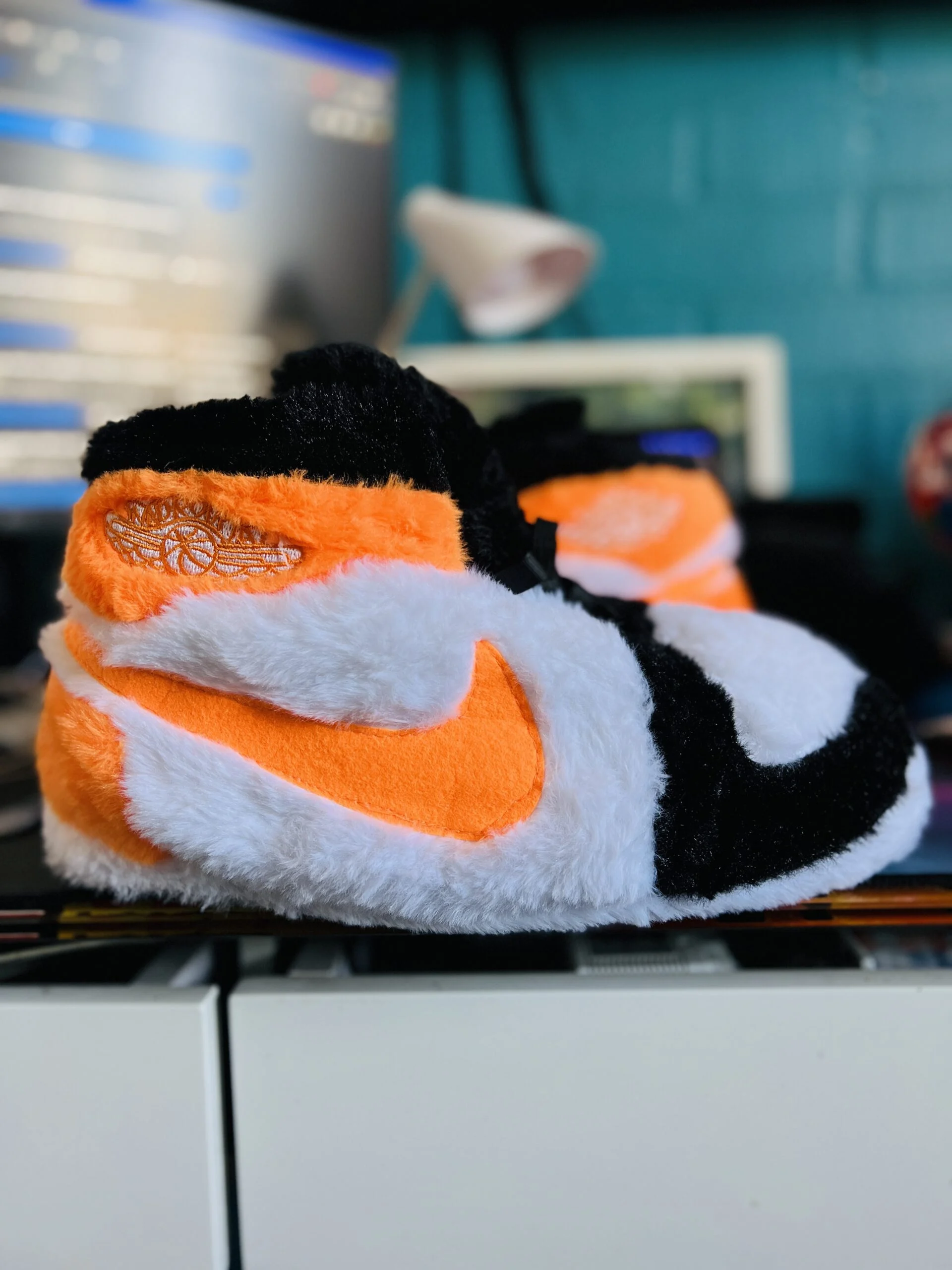 Pantuflas Nike Retro 1 orange