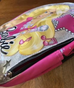 Mochila liviana glitter Disney fucsia - Imagen 4