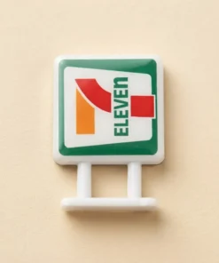 Imán decorativo para refrigerador - Seven Eleven con luz - Imagen 3