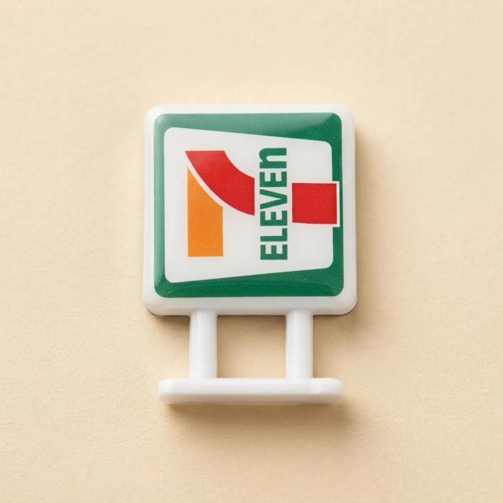 Imán decorativo para refrigerador - Seven Eleven con luz - Imagen 3