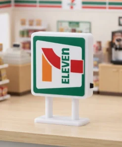 Imán decorativo para refrigerador - Seven Eleven con luz