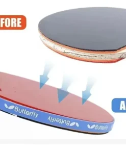 Cinta Lateral Butterfly 45 cm para paleta de ping pong (2 unidades) - Imagen 5