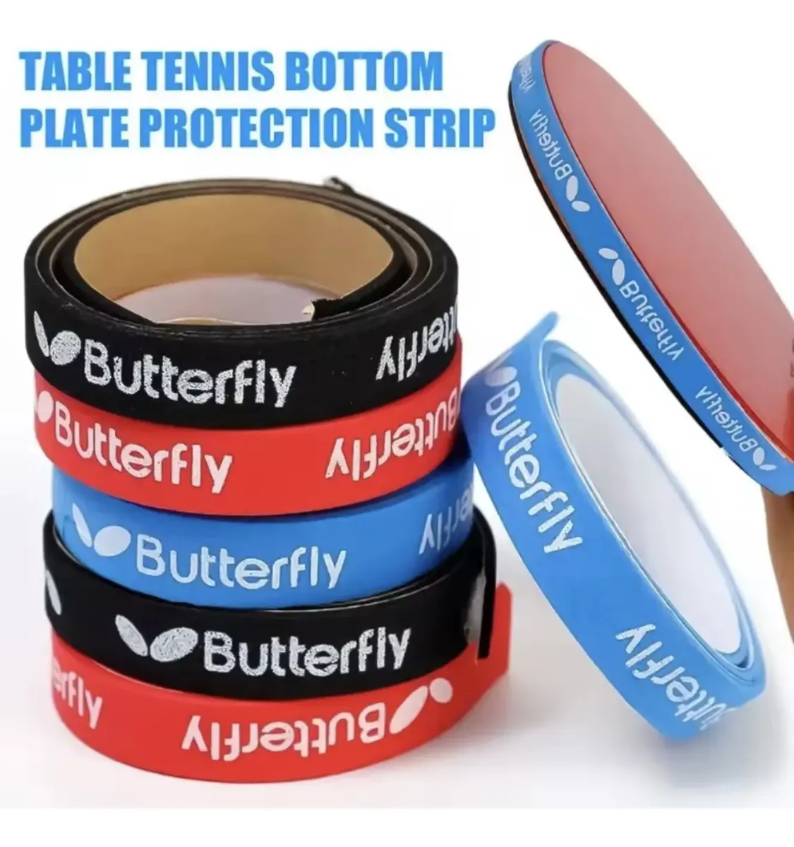 Cinta Lateral Butterfly 45 cm para paleta de ping pong (2 unidades) - Imagen 2