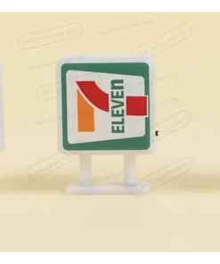 Alternative view of Imán decorativo para refrigerador - Seven Eleven con luz