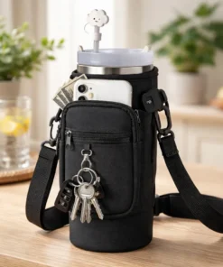 Funda bolso para vaso termo Stanley, porta botella con compartimentos