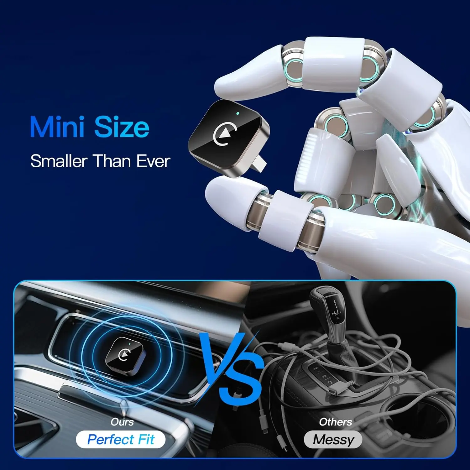 Adaptador inalámbrico CarPlay para iPhone y Android - Imagen 3