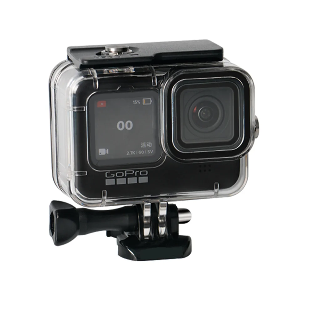 Carcasa impermeable 60 m para GoPro Hero 13, 12, 11, 10 y 9 (transparente) - Imagen 2