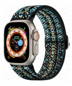 Correa Apple watch scrunchie Bohemia Turquoise