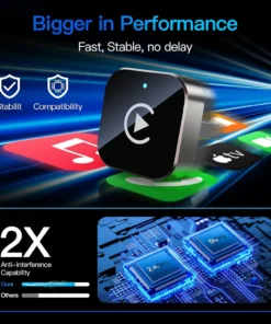 Adaptador inalámbrico CarPlay para iPhone y Android - Imagen 5