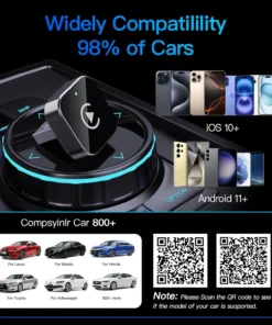 Adaptador inalámbrico CarPlay para iPhone y Android - Imagen 4